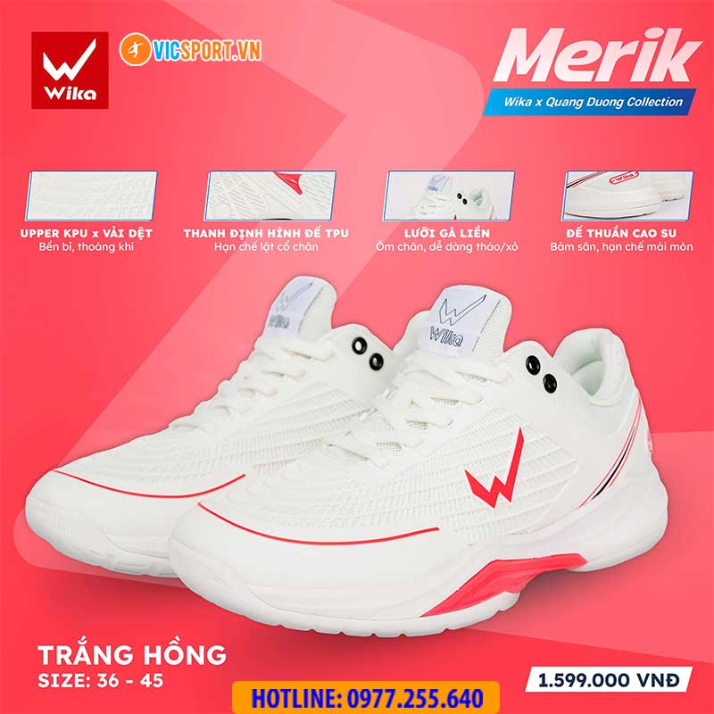 Giày pickleball Wika Merik x Quang Dương - Hình ảnh 15