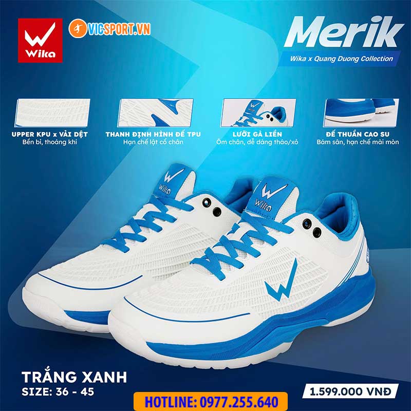 Giày pickleball Wika Merik x Quang Dương - Hình ảnh 16
