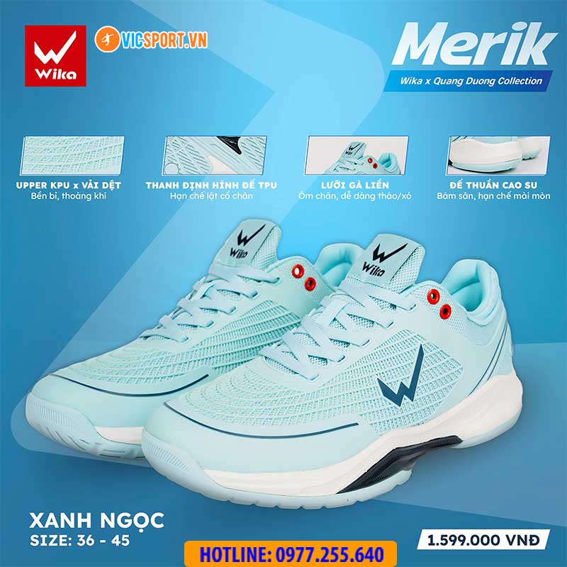 Giày pickleball Wika Merik x Quang Dương - Hình ảnh 17