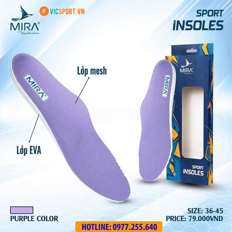 Cặp lót giày Mira Insoles - Hình ảnh 5