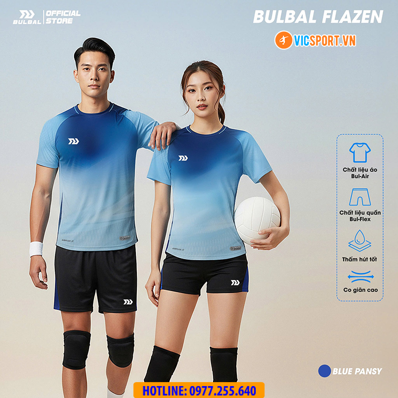 Quần áo bóng chuyền nữ Bulbal Flazen - Hình ảnh 10