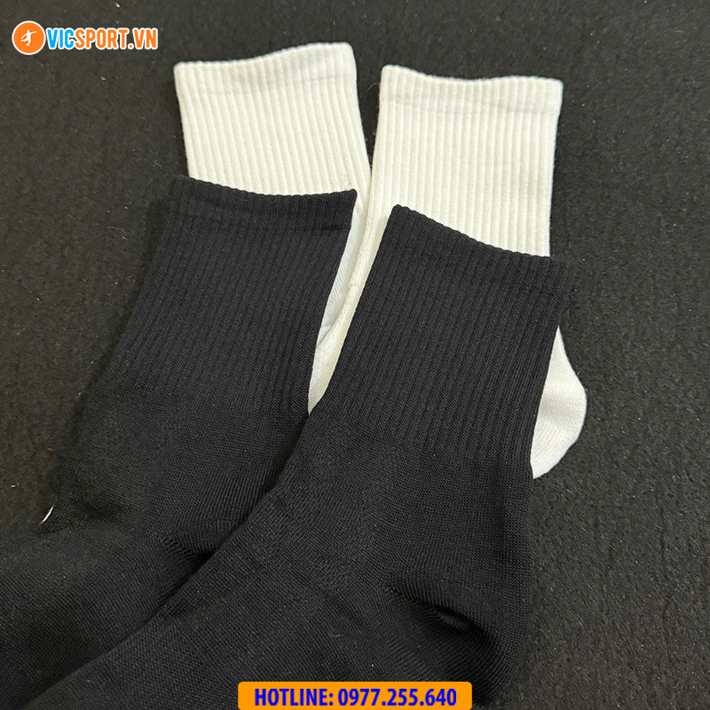 Tất dệt kim dày trơn màu - Hình ảnh 12