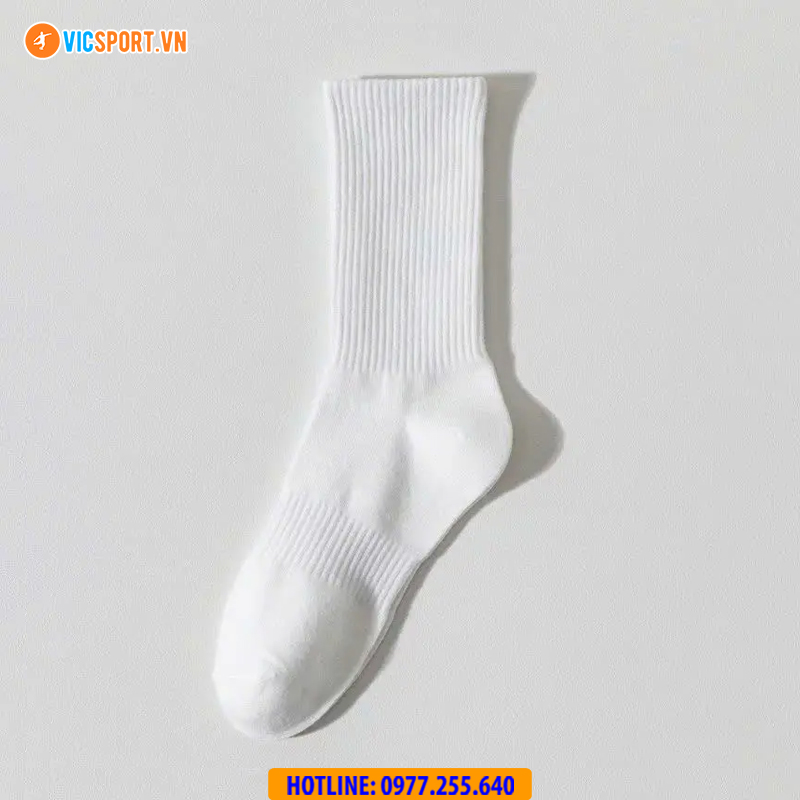 Tất dệt kim dày trơn màu - Hình ảnh 16