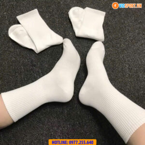 Tất dệt kim dày trơn màu