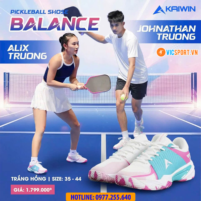 Giày thể thao pickleball Kaiwin Balance đa năng - Hình ảnh 22