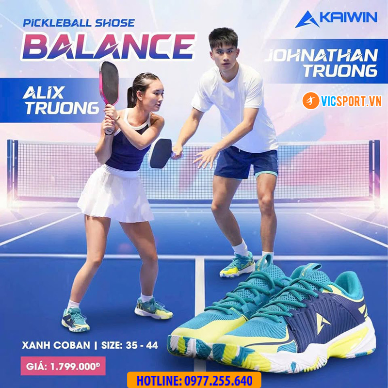 Giày thể thao pickleball Kaiwin Balance đa năng - Hình ảnh 23