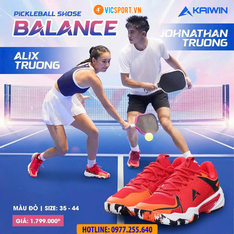 Giày thể thao pickleball Kaiwin Balance đa năng - Hình ảnh 24