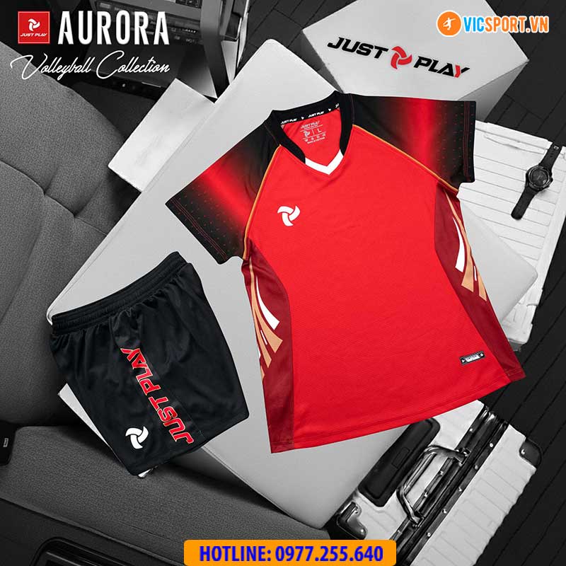 Quần áo bóng chuyền Justplay Aurora nam nữ - Hình ảnh 33