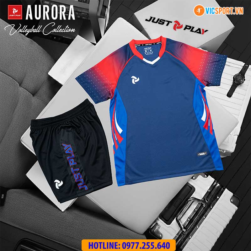 Quần áo bóng chuyền Justplay Aurora nam nữ - Hình ảnh 36