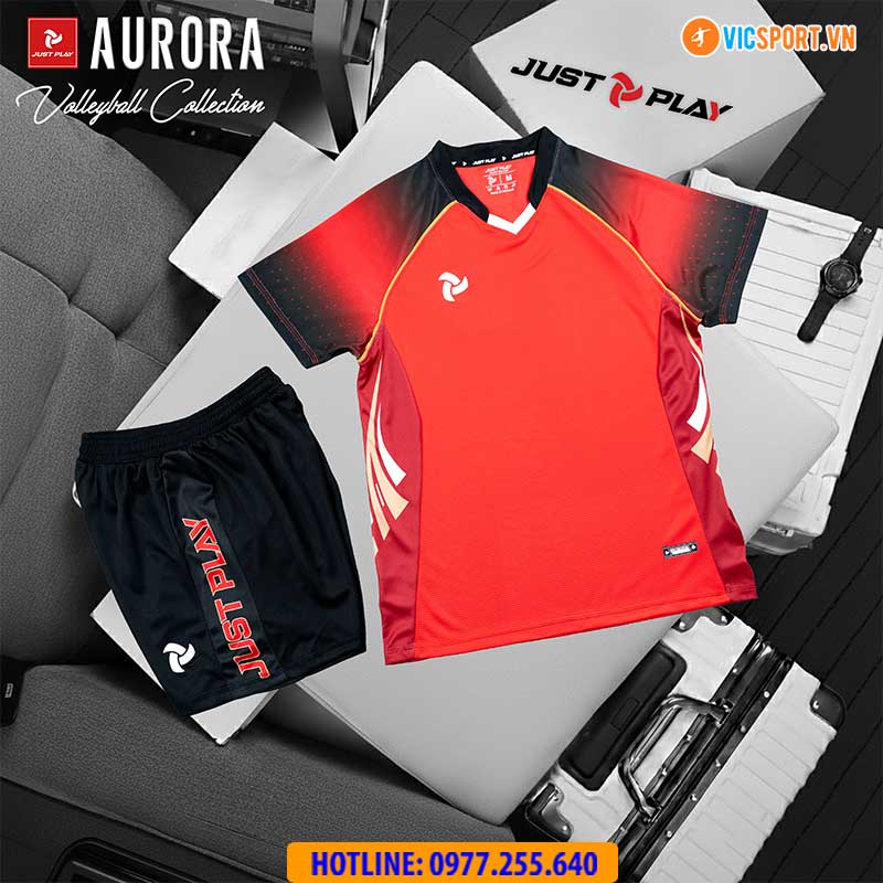 Quần áo bóng chuyền Justplay Aurora nam nữ - Hình ảnh 37