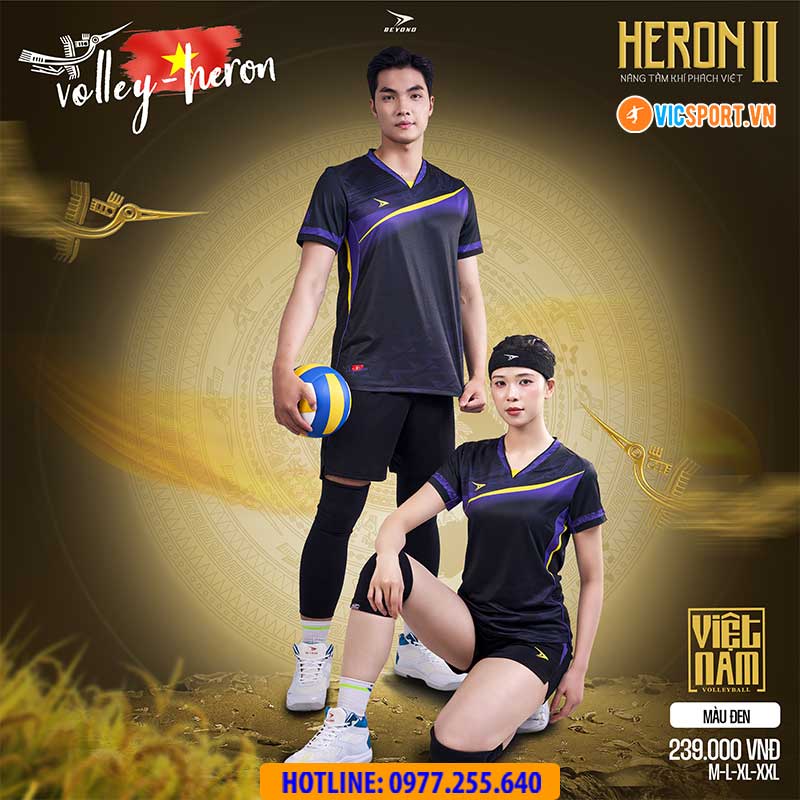 Quần áo bóng chuyền Beyono Heron 2 nam nữ - Hình ảnh 23