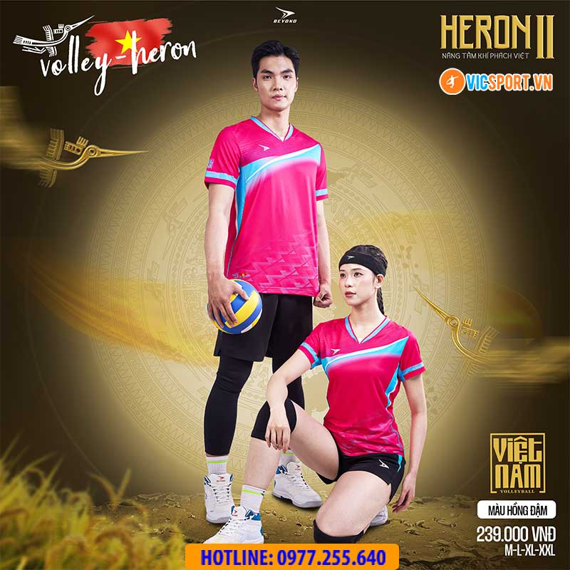 Quần áo bóng chuyền Beyono Heron 2 nam nữ - Hình ảnh 24