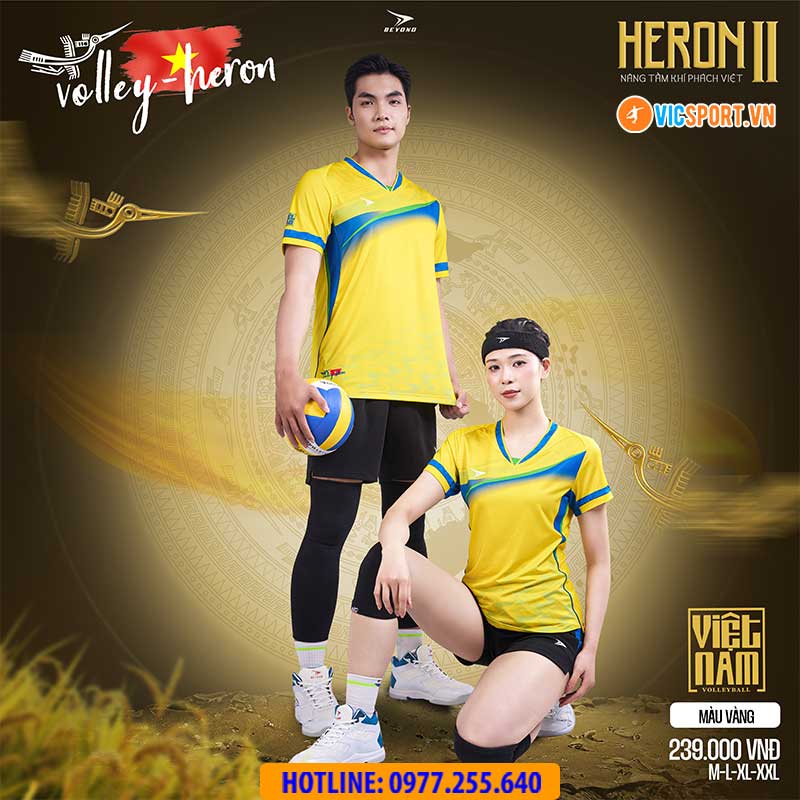 Quần áo bóng chuyền Beyono Heron 2 nam nữ - Hình ảnh 26