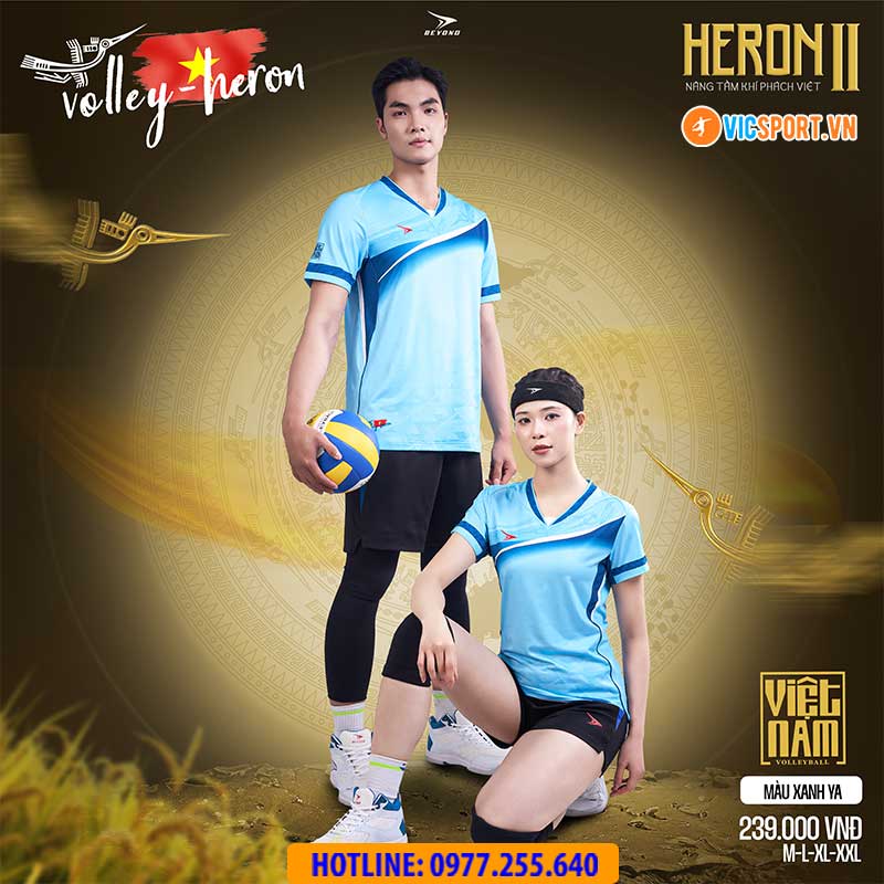 Quần áo bóng chuyền Beyono Heron 2 nam nữ - Hình ảnh 27