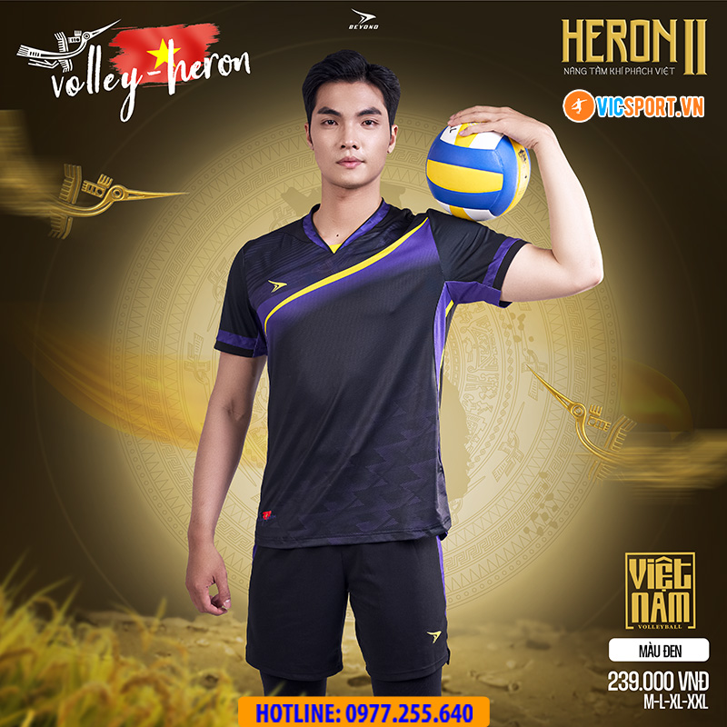 Quần áo bóng chuyền Beyono Heron 2 nam nữ - Hình ảnh 12