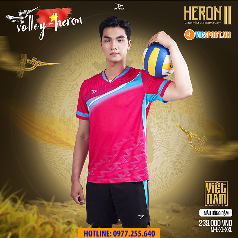 Quần áo bóng chuyền Beyono Heron 2 nam nữ - Hình ảnh 13