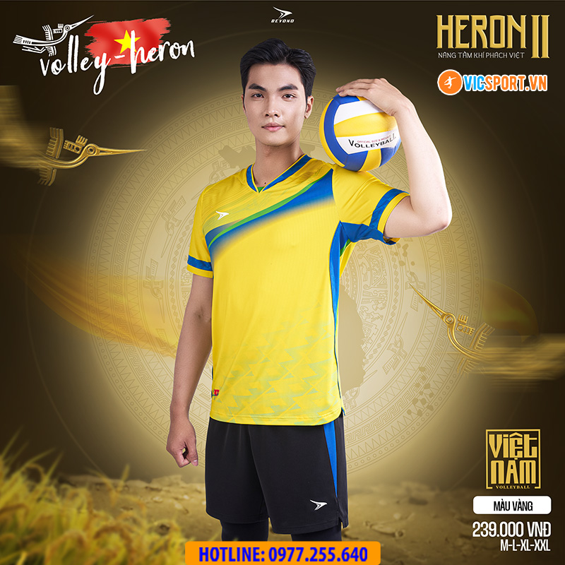 Quần áo bóng chuyền Beyono Heron 2 nam nữ - Hình ảnh 15