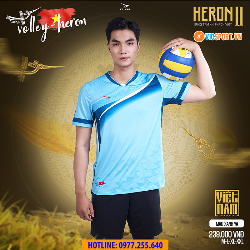 Quần áo bóng chuyền Beyono Heron 2 nam nữ - Hình ảnh 16