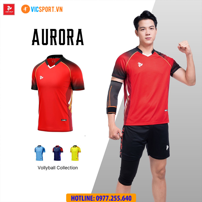 Quần áo bóng chuyền Justplay Aurora nam nữ - Hình ảnh 10