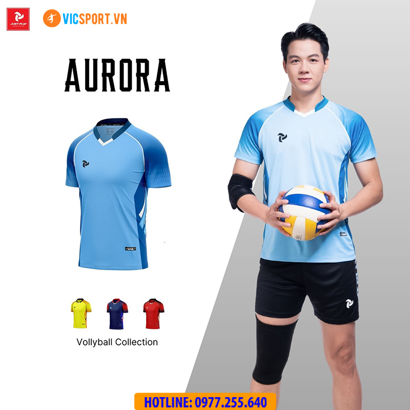 Quần áo bóng chuyền Justplay Aurora nam nữ - Hình ảnh 12