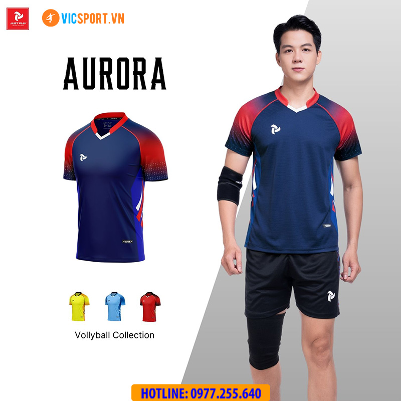 Quần áo bóng chuyền Justplay Aurora nam nữ - Hình ảnh 13