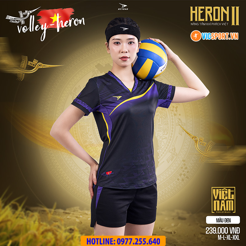 Quần áo bóng chuyền Beyono Heron 2 nam nữ - Hình ảnh 17