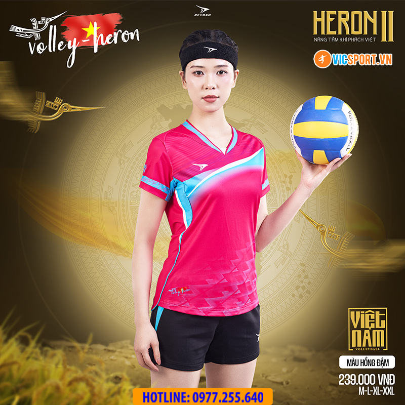 Quần áo bóng chuyền Beyono Heron 2 nam nữ - Hình ảnh 18