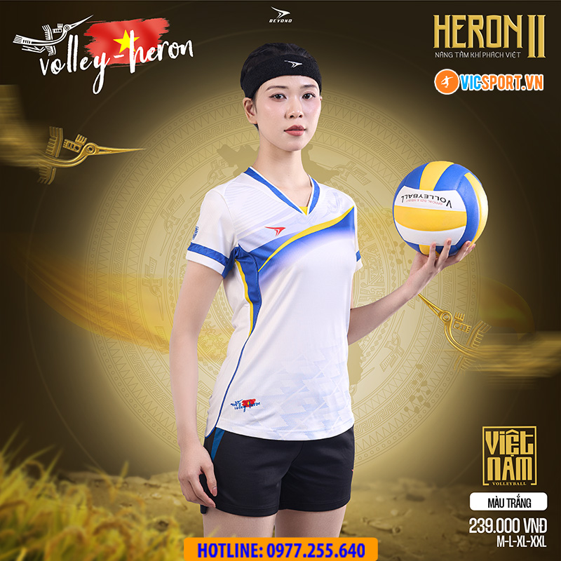 Quần áo bóng chuyền Beyono Heron 2 nam nữ - Hình ảnh 19