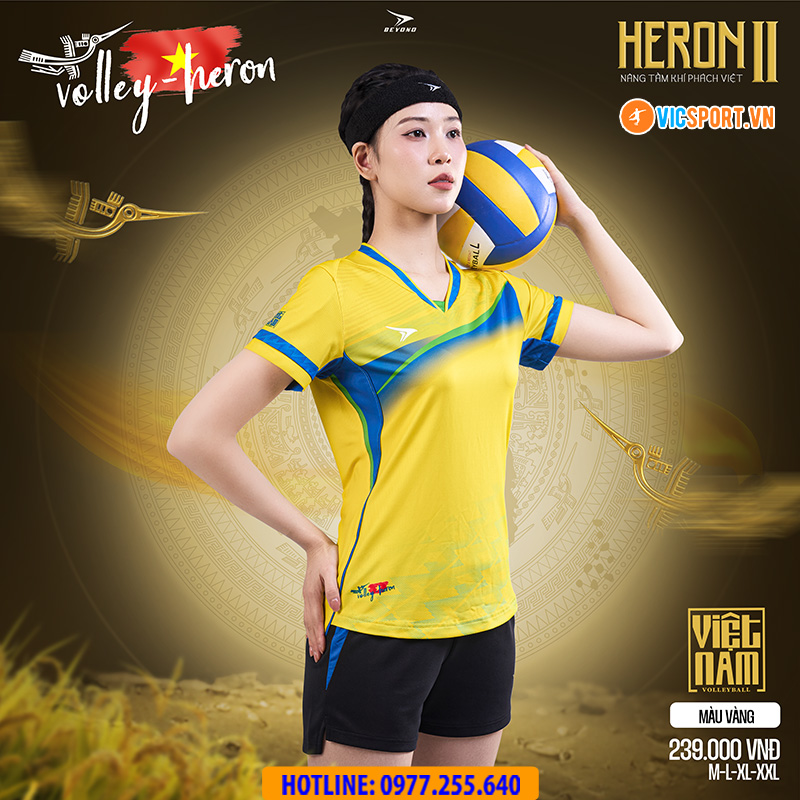 Quần áo bóng chuyền Beyono Heron 2 nam nữ - Hình ảnh 20