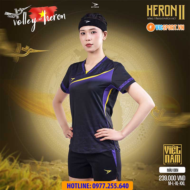Quần áo bóng chuyền Beyono Heron 2 nam nữ - Hình ảnh 38
