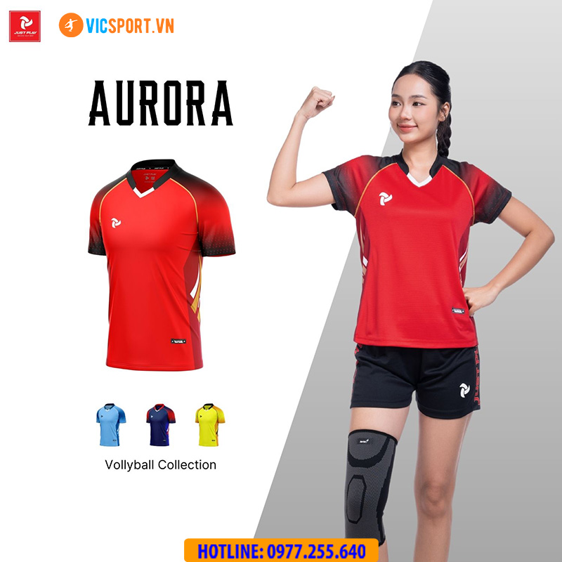 Quần áo bóng chuyền Justplay Aurora nam nữ - Hình ảnh 14