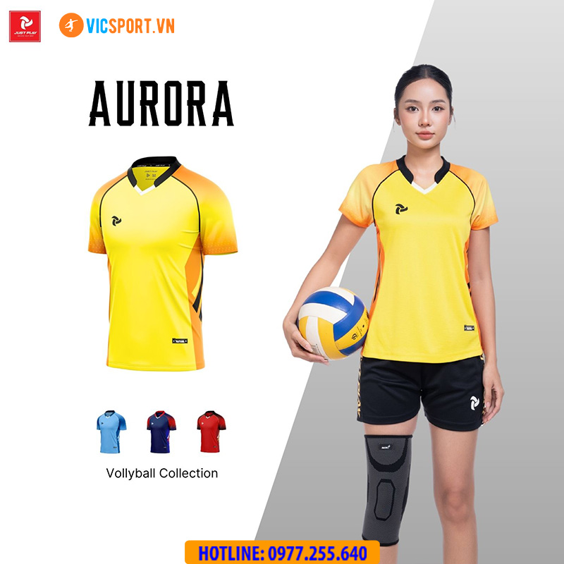 Quần áo bóng chuyền Justplay Aurora nam nữ - Hình ảnh 15