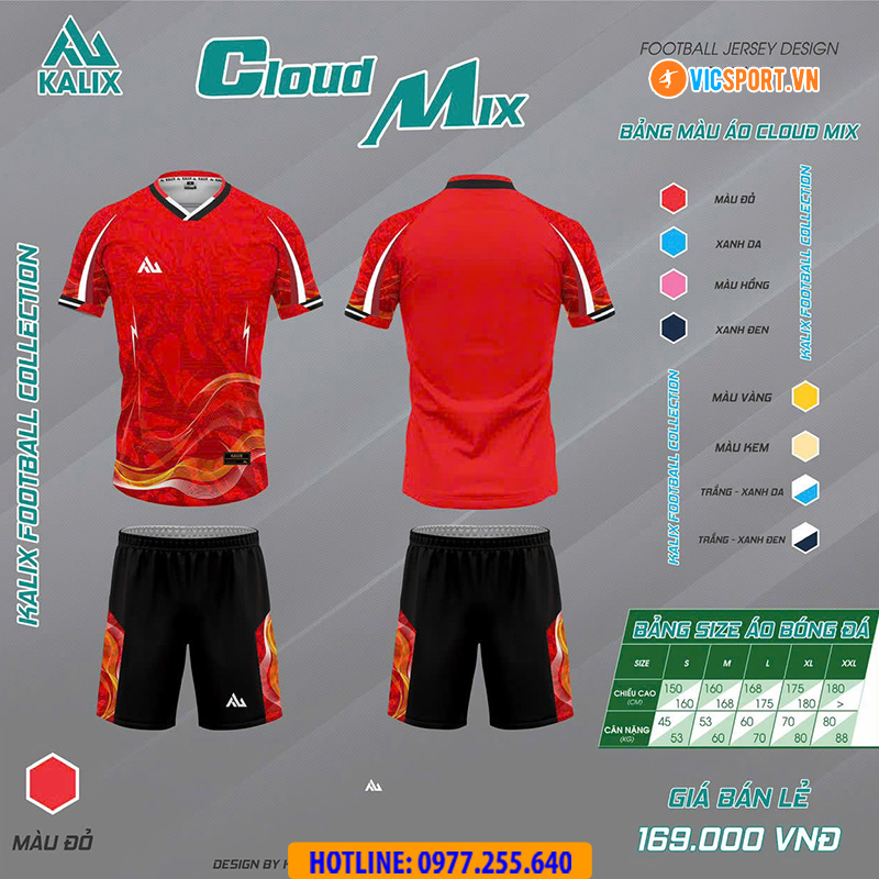 Áo đá banh không logo Kalix Cloud Mix - Hình ảnh 5