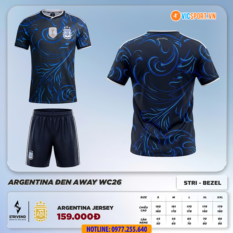 Áo đá banh Strivend đội tuyển Argentina WC 2026 - Hình ảnh 22
