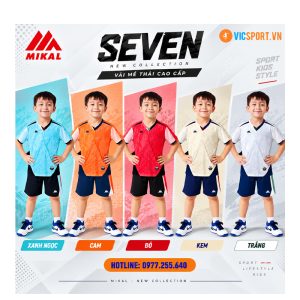 Áo đá banh trẻ em Mikal Seven K7