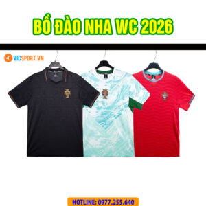 Áo đá banh Strivend đội tuyển Bồ Đào Nha WC 2026