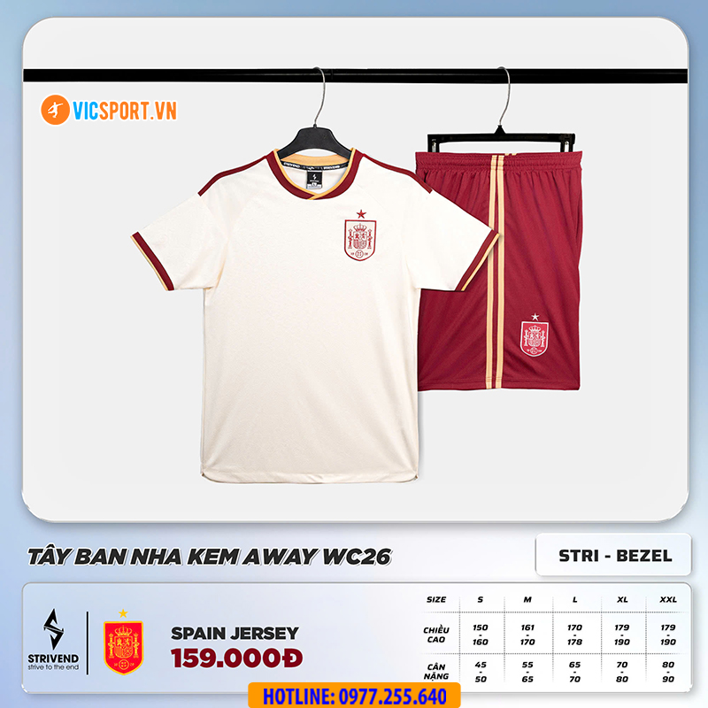 Áo đá banh Strivend đội tuyển Tây ban Nha WC 2026 - Hình ảnh 4