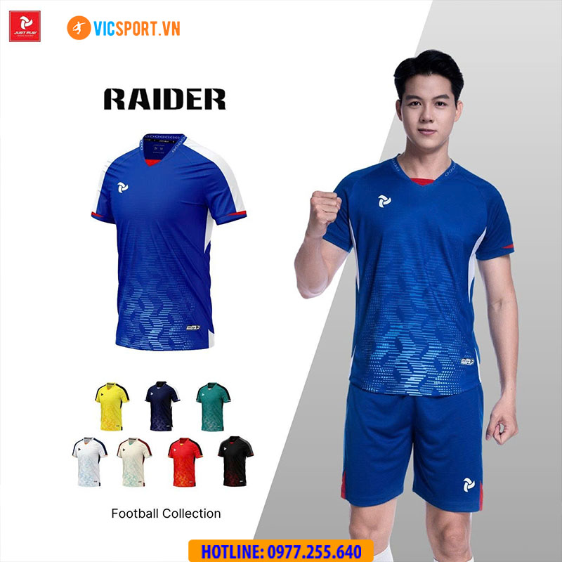 Áo đá banh không logo Justplay Raider - Hình ảnh 3