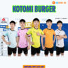 Áo đá banh không logo Kotomi Burger