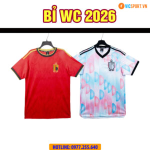 Áo đá banh Strivend đội tuyển Bỉ WC 2026