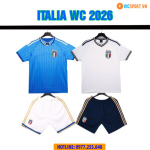 Áo đá banh Strivend đội tuyển Italia WC 2026
