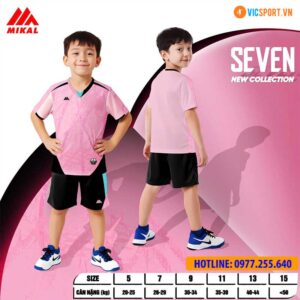 Áo đá banh trẻ em Mikal Seven