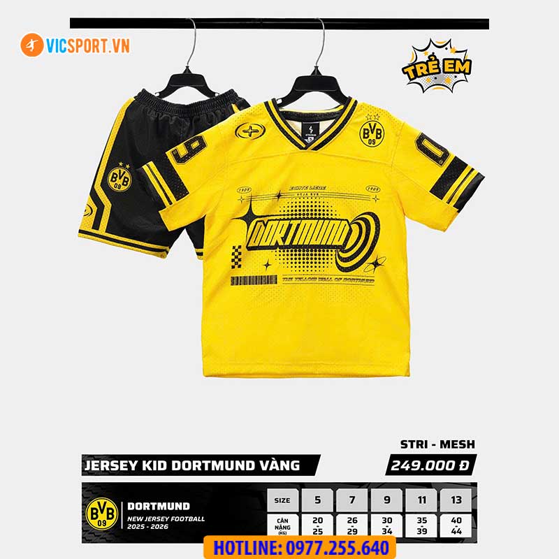 Quần áo Jersey bóng đá trẻ em Clb Dortmund - Hình ảnh 12