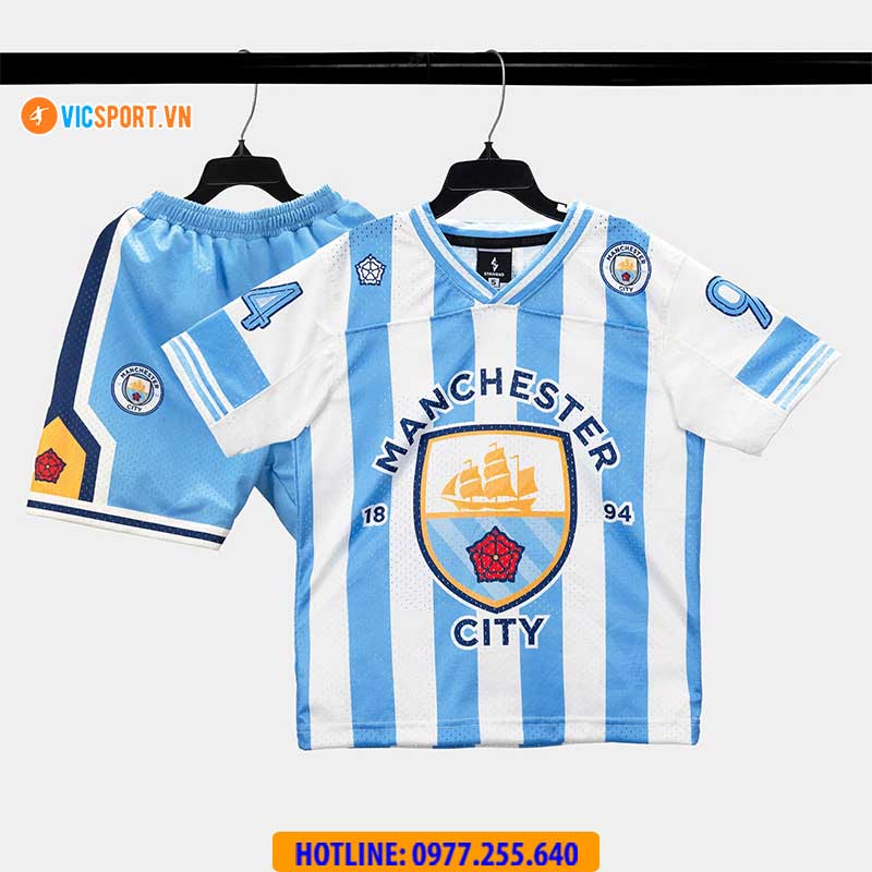 Quần áo Jersey bóng đá trẻ em Clb Manchester City - Hình ảnh 3