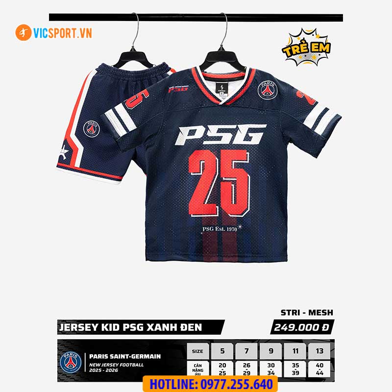 Quần áo Jersey bóng đá trẻ em Clb PSG - Hình ảnh 11