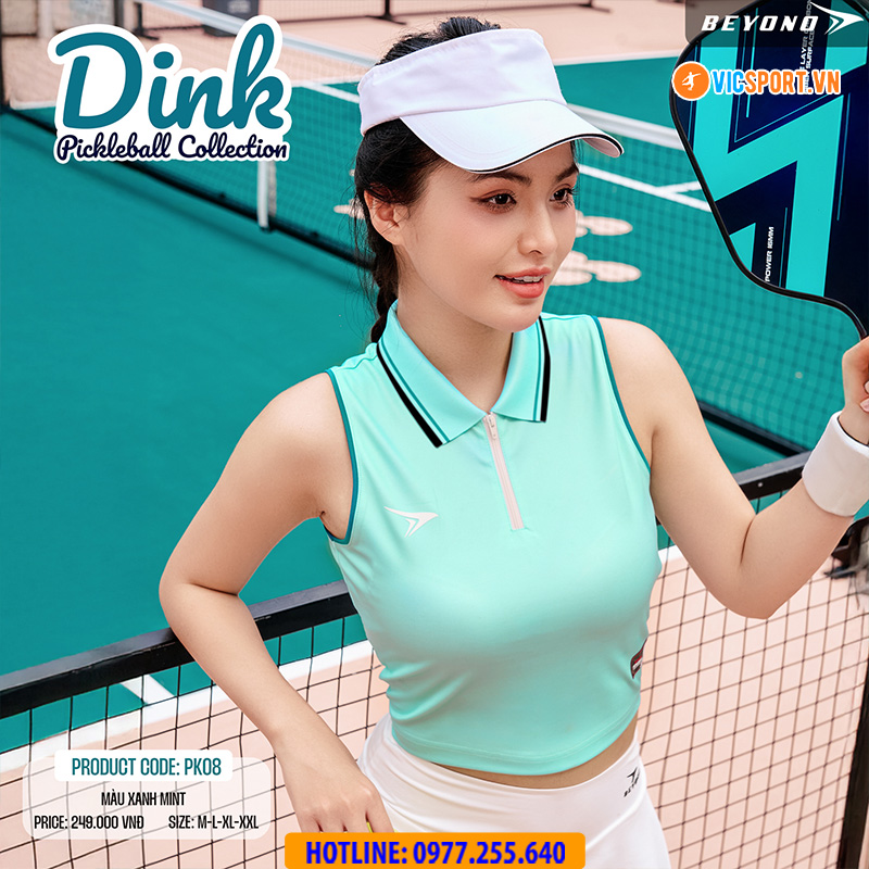 Áo Croptop nữ Beyono Dink PK08 đa năng - Hình ảnh 5