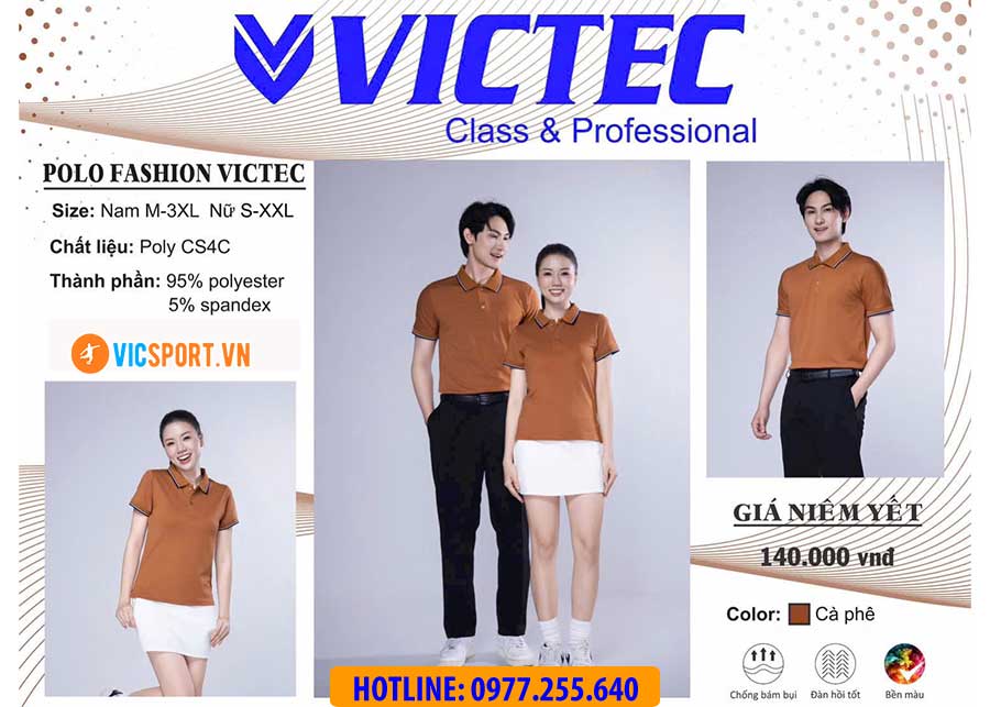 Áo polo đồng phục Victec cho nam - Hình ảnh 32