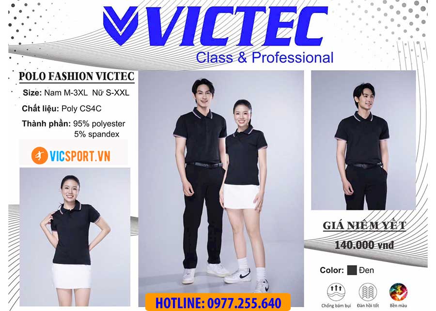 Áo polo đồng phục Victec cho nam - Hình ảnh 28