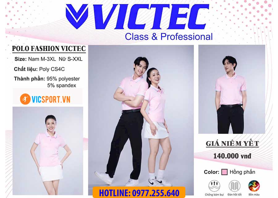 Áo polo đồng phục Victec cho nam - Hình ảnh 22