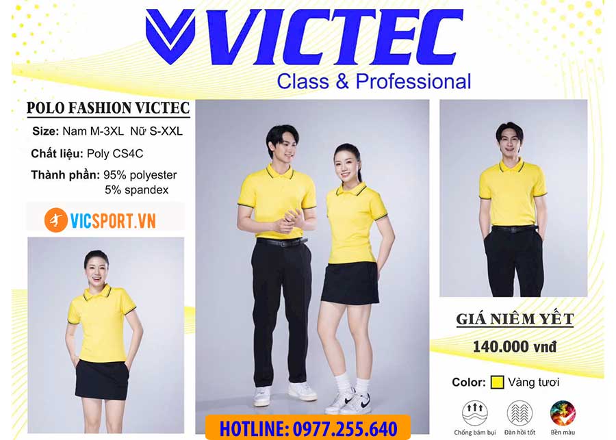 Áo polo đồng phục Victec cho nam - Hình ảnh 35